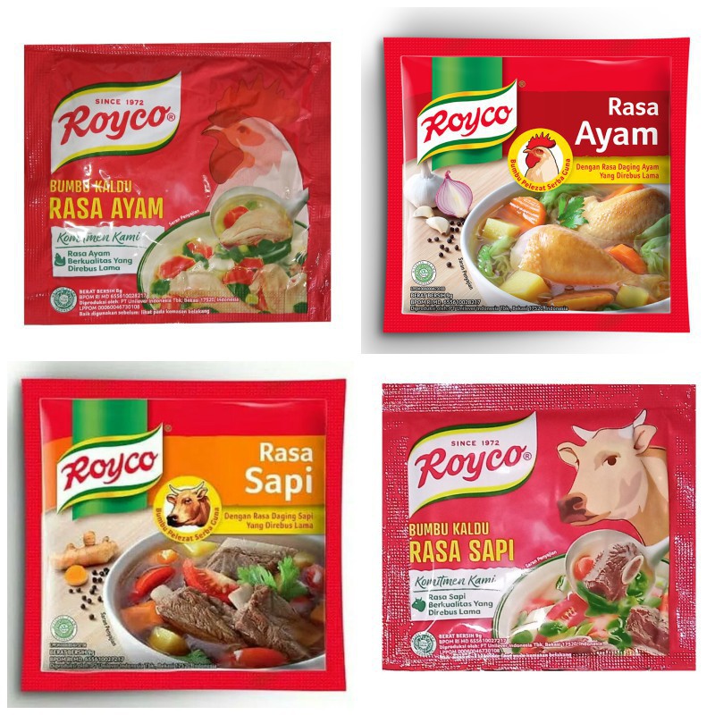 

Royco Bumbu Penyedap Rasa Ayam Sapi FDS Chicken 8 g Sachet