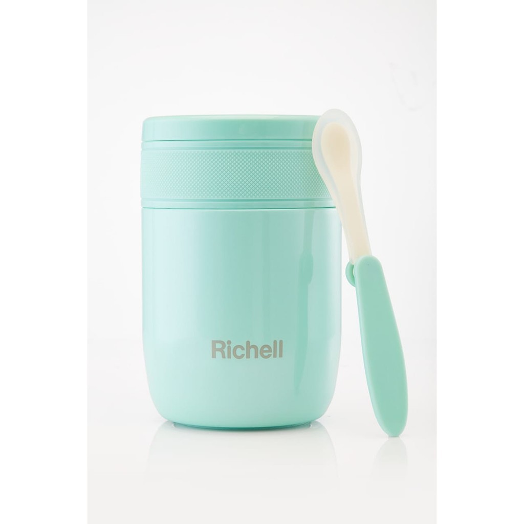 Richell Baby Stainless Jar Pink/Green 99121/99122