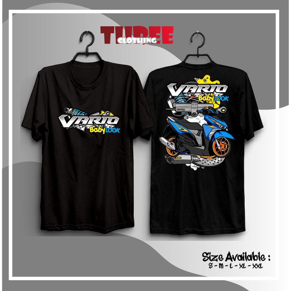 KAOS / BAJU MOTHAI THAILOOK VARIO BABYLOOK 150 FULL COLOUR KUALITAS DISTRO TERLARIS