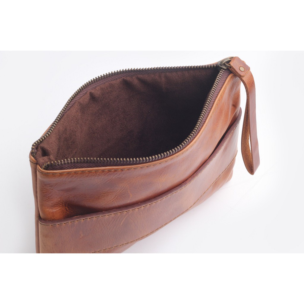 CLUTCH PRIA WANITA UNISEX COSMO KULIT ASLI ORIGINAL 100% PREMIUM - GRATIS CUSTOM UKIRAN NAMA