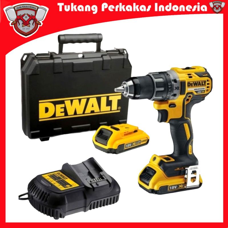 Dewalt Cordles Driil Bor Baterai 18v Brushless Dcd791d2