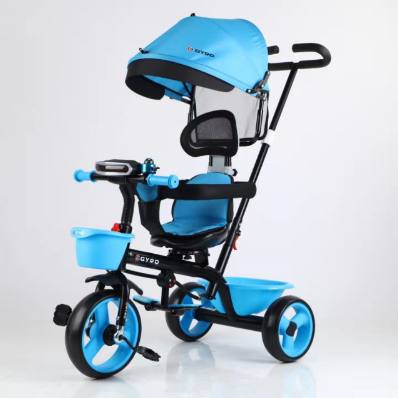 SEPEDA STROLLER ANAK GYRO 101C/ GYRO 1122C - SEPEDA RODA TIGA ANAK TEMPAT DUDUK BISA DIPUTAR - STROLLER ANAK - SEPEDA ANAK