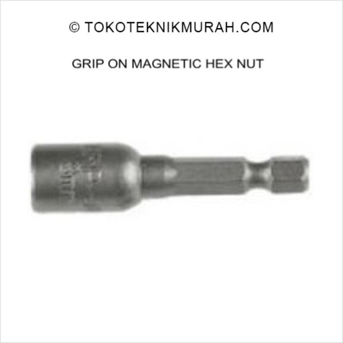 Grip On Magnetic Hex Nut 1/4&quot;x65 10 Pcs/set 84-102