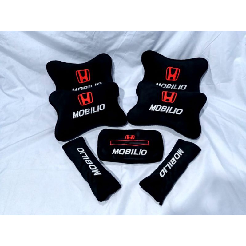bantal headrest honda mobilio aksesoris interior mobil