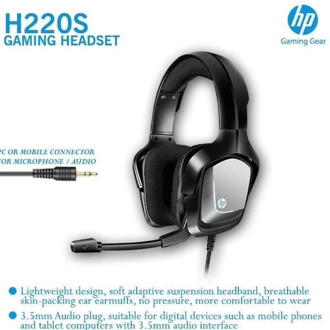 HP H220S Wired Gaming Headset