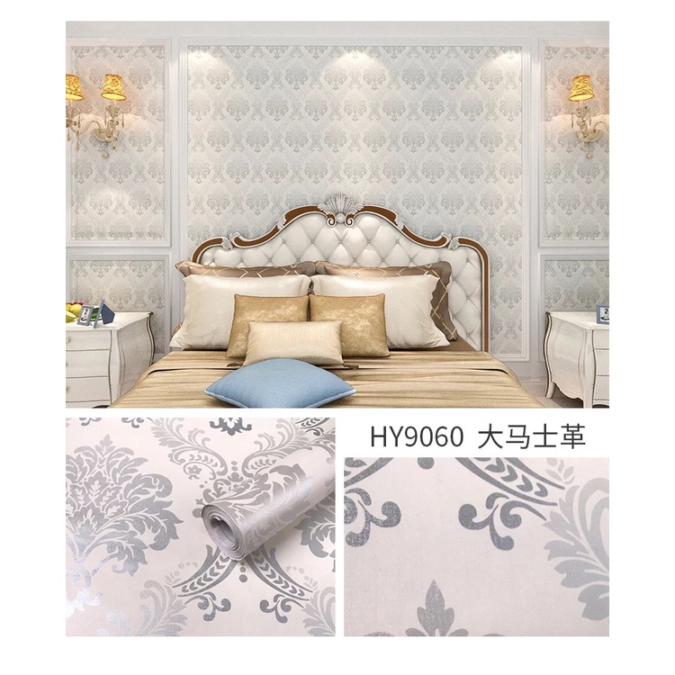 Wallpaper Dinding BATIK SILVER