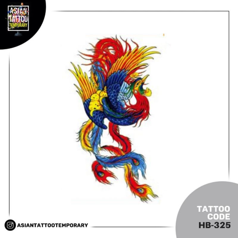 Tato temporer PHOENIX/ tato sementara PHONIX /tatto original TAHAN AIR / asiantattootemporary