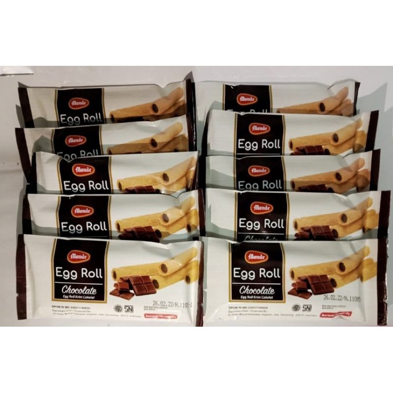 

Coklat Monde Egg Roll 35gr x10