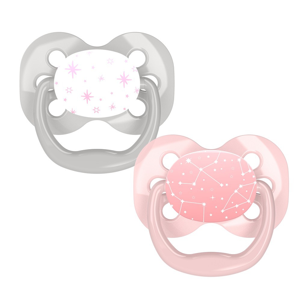 Dr. Brown's Advantage Pacifier Stage 1 ( 0-6m) 2 Pack Empeng Bayi