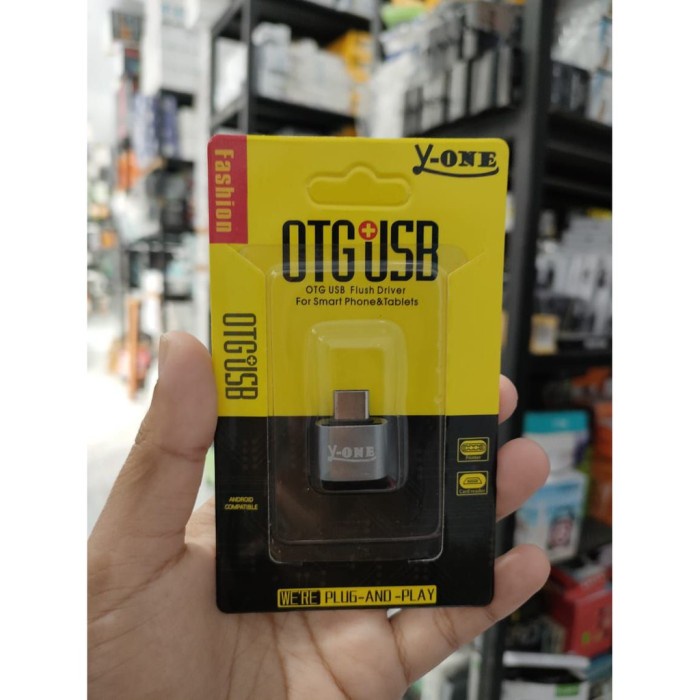 [TERMURAH ORIGINAL] OTG BESI Y-ONE MICRO USB 3.0 FAST DATA METALIC BESI NON KABEL