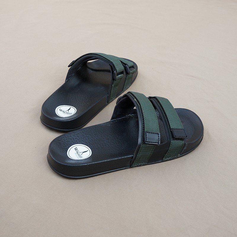 COD Sandal Casual Pria Slop Murah Sendal Slide Walkers Weber Army Kasual Santai Harian Jalan Baru