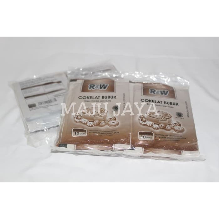 

Piscoklegit_ Coklat Bubuk Merk R&W (Rajawali) Kemasan 100Gr (10X 10Gr)