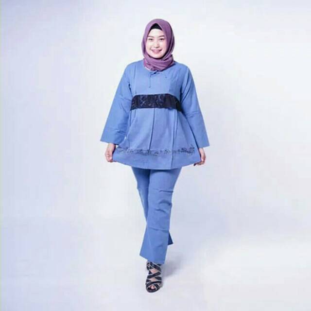 Baju kerja ibu menyusui.baju ibu hamil.baju hamil muslimah.celana kerja.