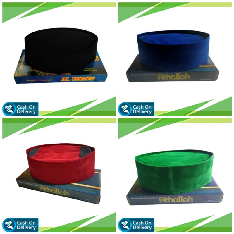 Peci songkok Pria dewasa Polos