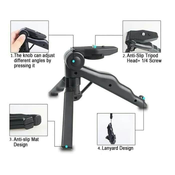 MINI TRIPOD 2IN1 - TRIPOD MODEL PISTOL - MURAH BANGET