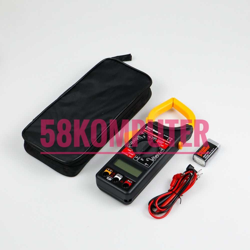 ST170 Digital Clamp Meter Tang Ampere Multimeter ST170 Kabel Tester Ukur Arus Tegangan Listrik AC DC Multimeter ANENG ST170