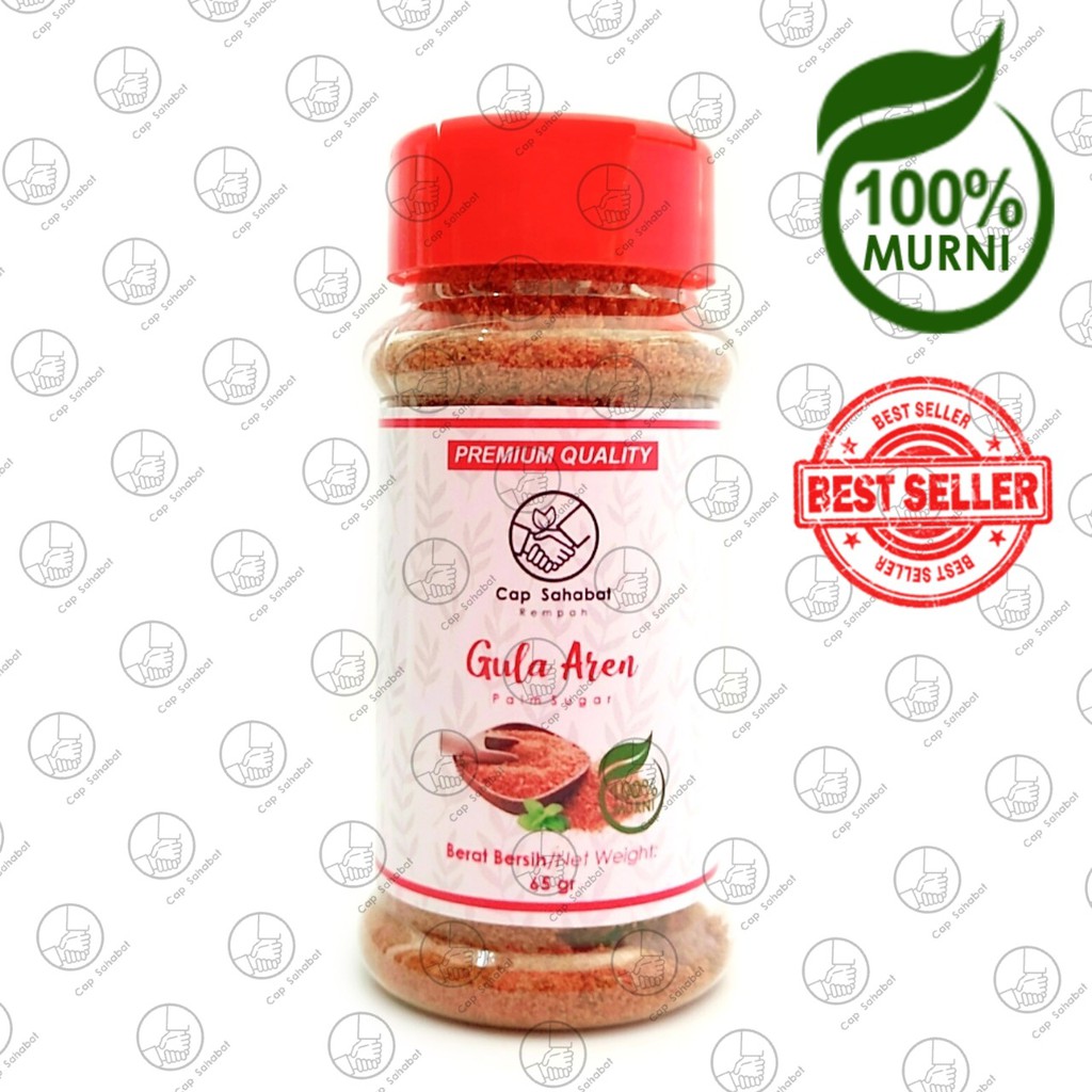 

Cap Sahabat - Gula Aren Bubuk Botol Premium / Palm Sugar Organic