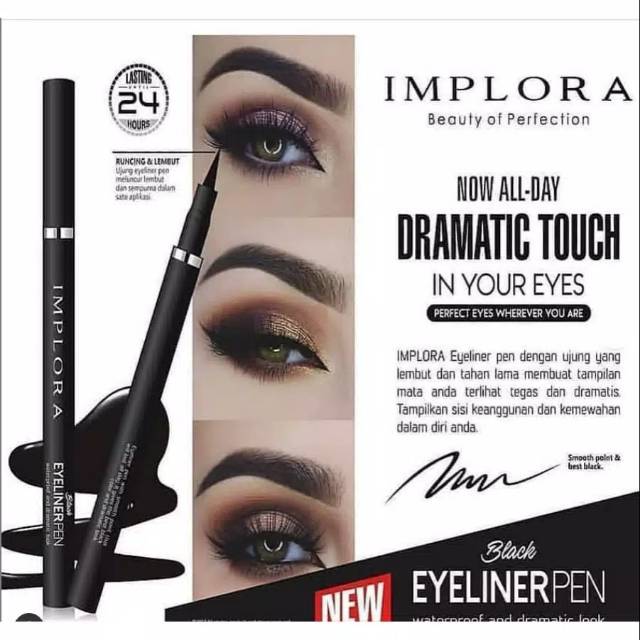IMPLORA EYELINER SPIDOL PEN WARNA HITAM