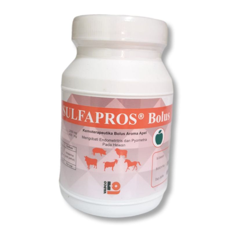 Sulfapros Bolus antibiotik sapi dan kambing bolus (kapsul)