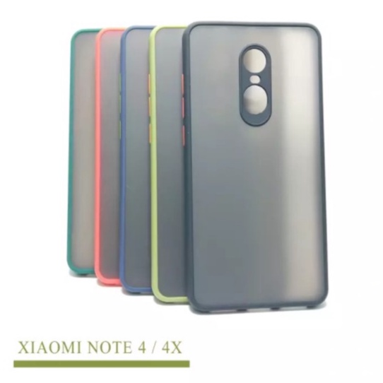 CASE MATTE XIAOMI REDMI NOTE 4 TRANSPARAN FUZE MACARON MY CHOICE - FA