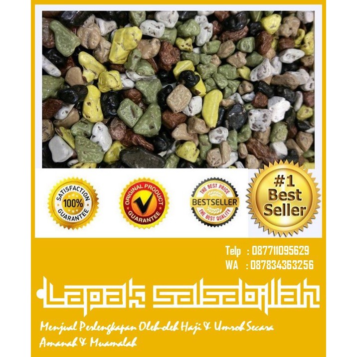 

Coklat Kerikil Oleh-oleh Haji dan Umroh 250gr