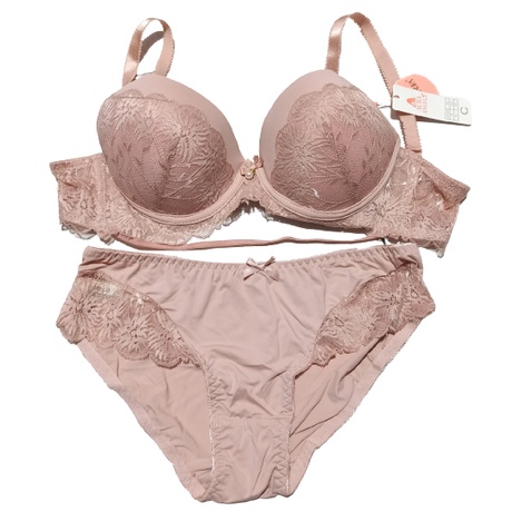 BH Bra Set Celana Dalam Brukat Big Size Seserahan Hantaran A17011