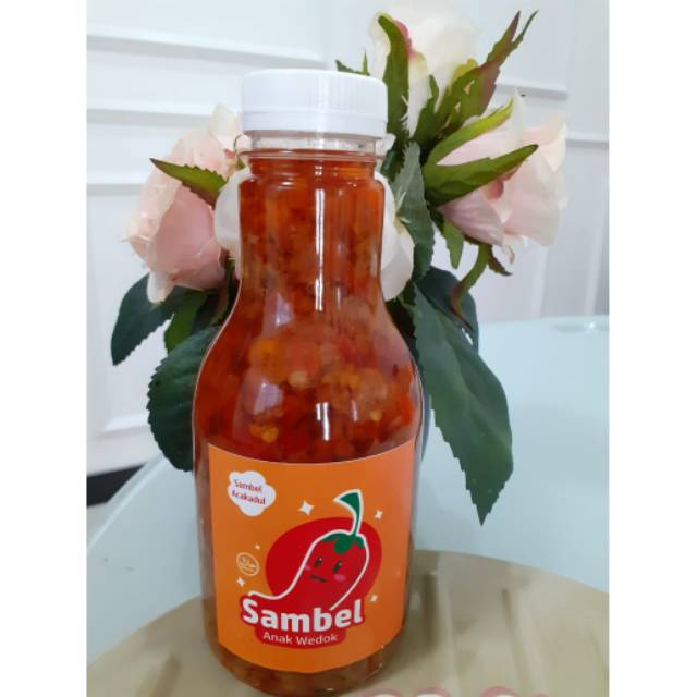 

Sambelanakwedok sambel Acakadul Netto 260gram