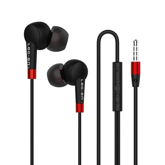 HANDSFREE EARPHONE LOG ON SOFTCANDY X LO-HF550 COMFORTABLE UNIVERSAL MIC