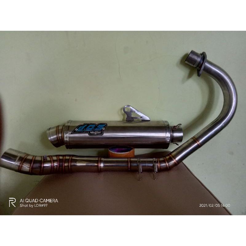 kenalpot DOS kompetisi leher paten