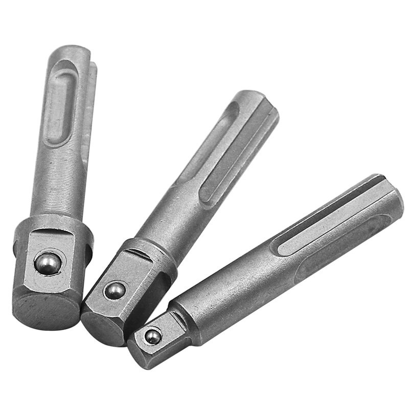 [BEST QUALITY]  3pcs Socket Driver Set Drill Bit Adaptor Converter | Adapter Mata Bor SDS Plus
