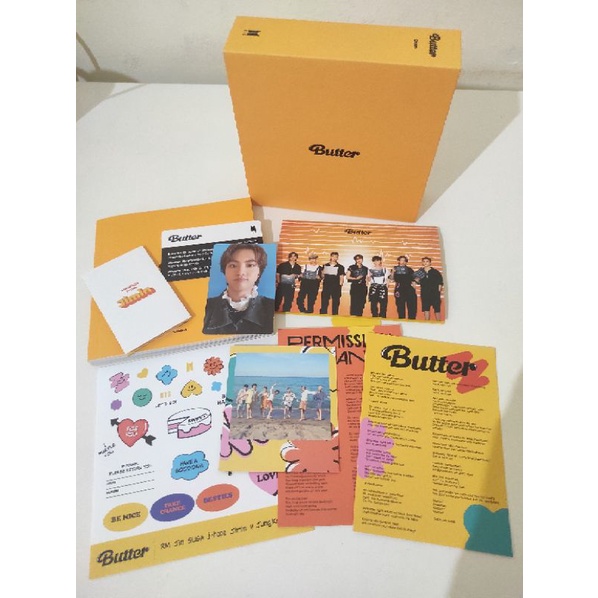 UNSEALED BTS BUTTER PEACHES AND CREAM PC JIN BISA NEGO