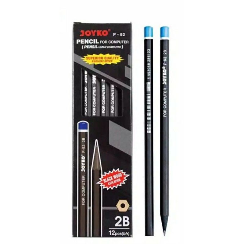 

PENSIL 2B JOYKO P-92 BLACK WOOD (LUSIN)
