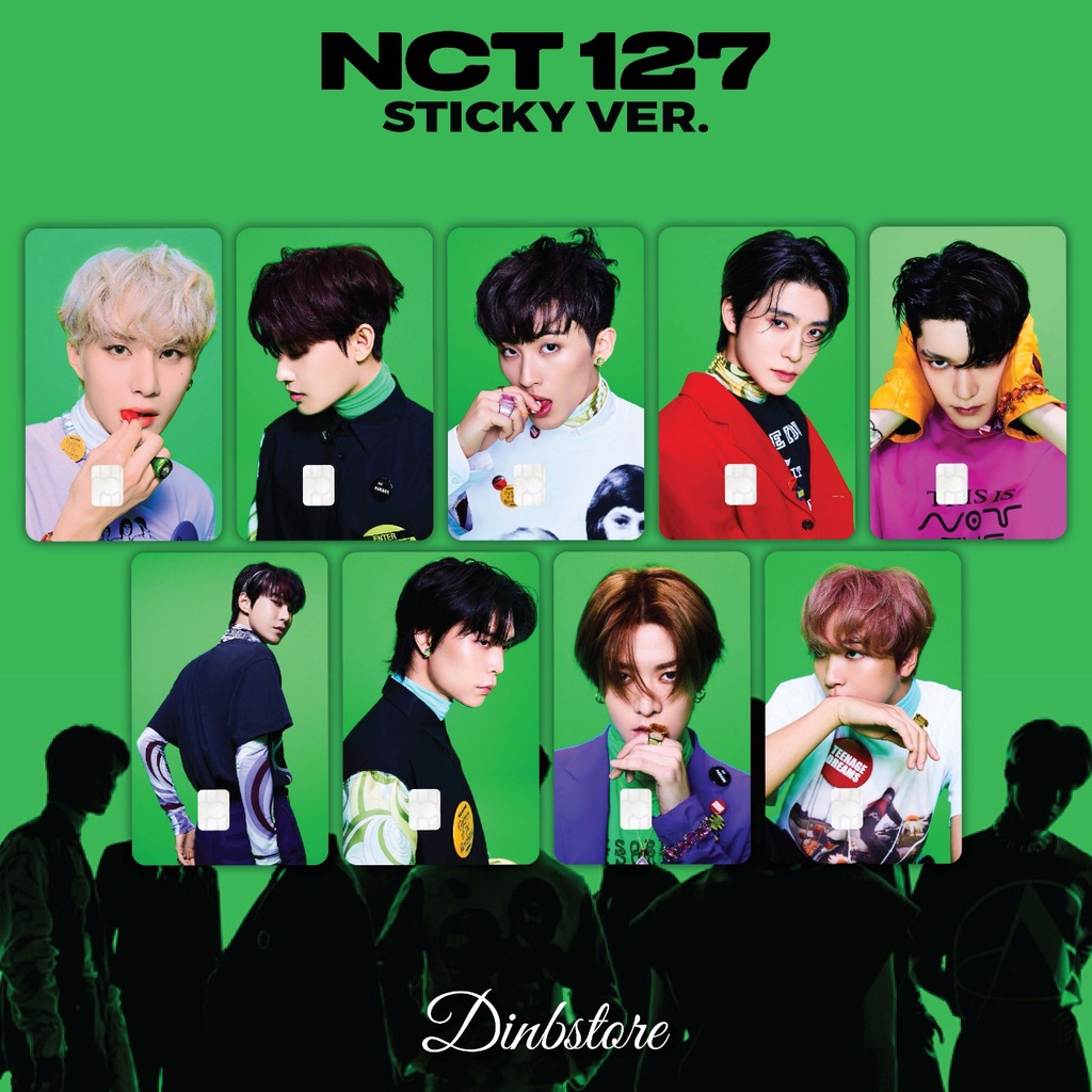 

NCT 127 STICKY VER | DINBSTORE SKIN CARD / SKIN ATM (Stiker kartu ATM & E-Money)