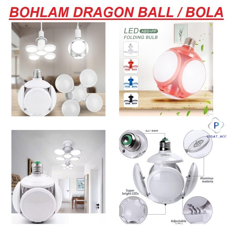 MS30- Lampu Bohlam Nyala Putih 30watt - Lampu Model Bola - bohlam Model Dragon Ball Terang