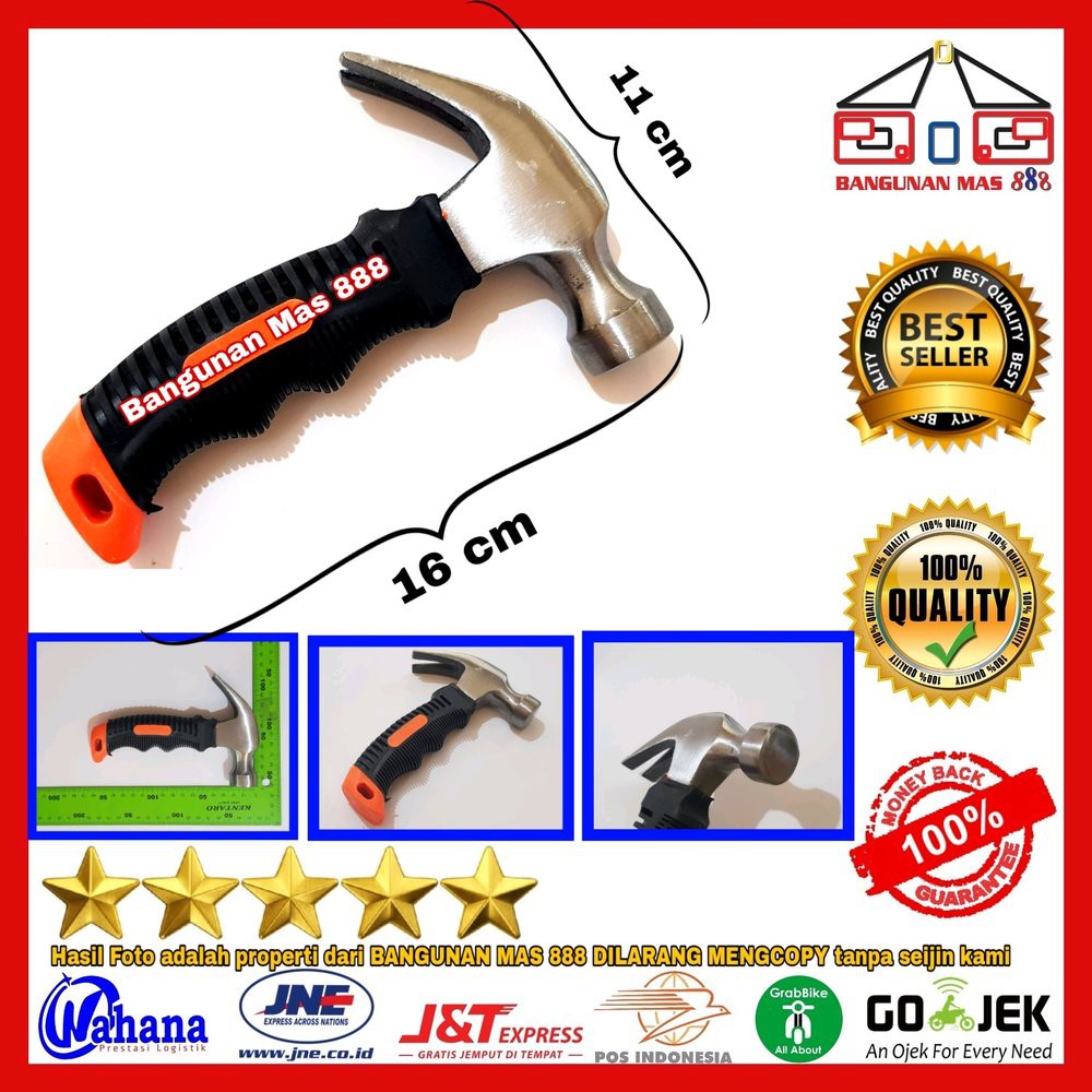 PALU TUKANG MINI NEVADA -  PALU MINI - PALU KAMBING - MARTIL BESI - PALU PAKU - PALU TUKANG - PALU