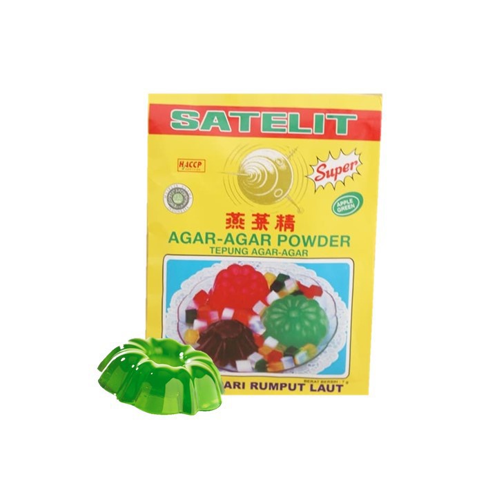 SATELIT AGAR-AGAR 6.5gr HIJAU/BOX