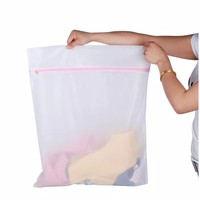 TOMUMUDA Laundry Bag Washing Machine Kantong Cuci Baju Jaring Resleting Washing Laundry Bag LW59