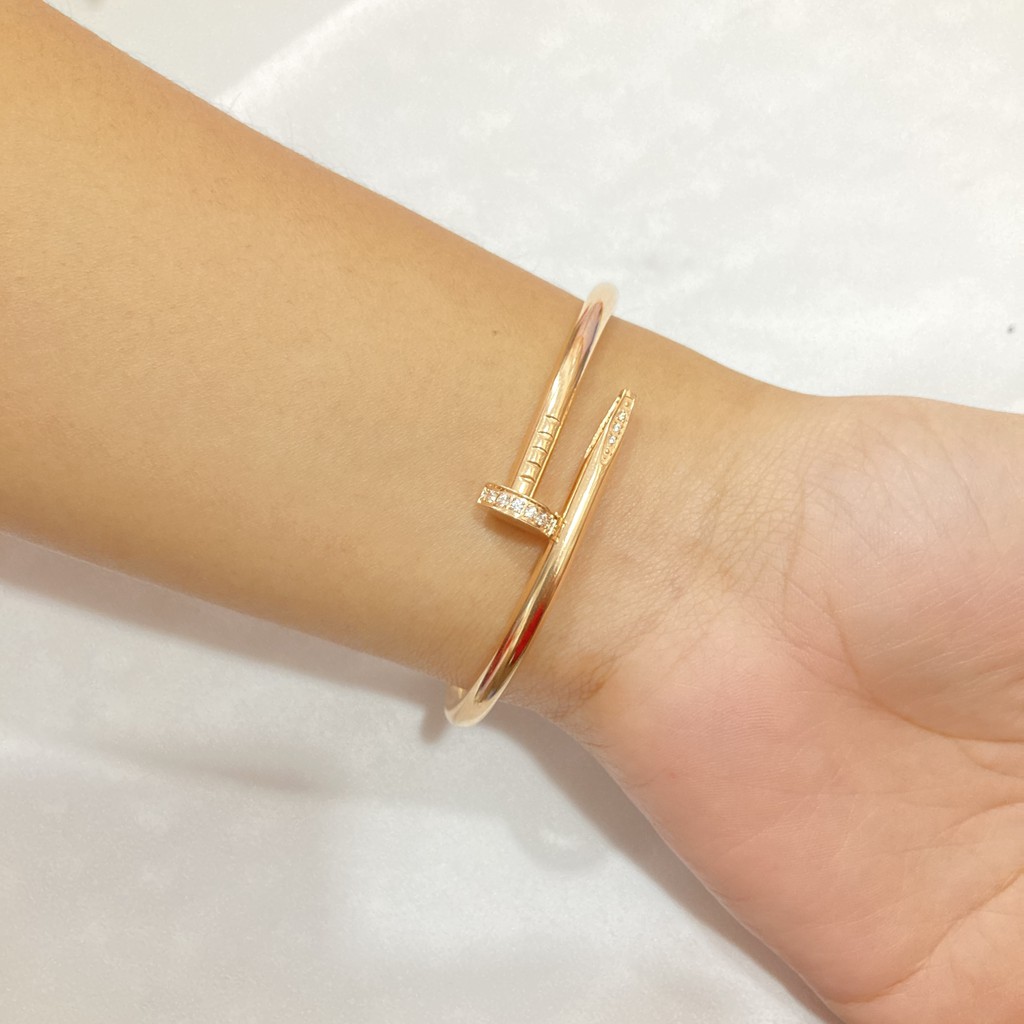 noin_acc Gelang Titanium Bangle Anti Karat Aksesoris Fashion