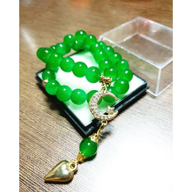 TASBIH 33 GREEN ZAMRUD