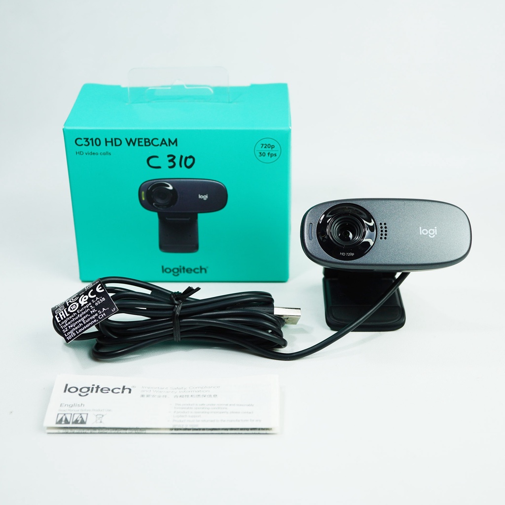 WEBCAM LOGITECH C310 WEB CAM C 310 HD ORIGINAL GARANSI RESMI