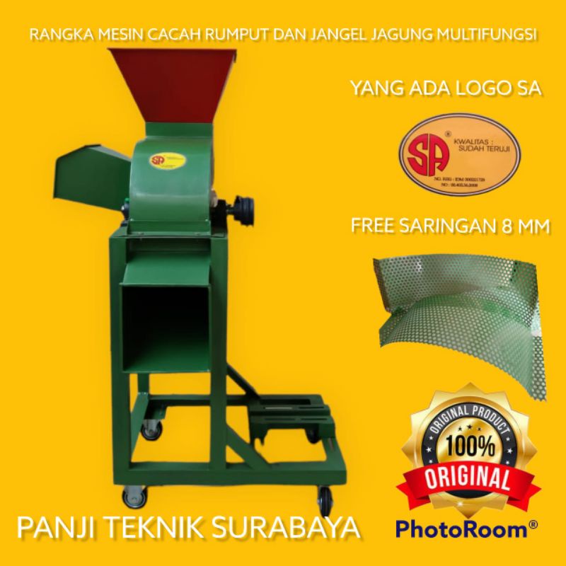 RANGKA MESIN CACAH RUMPUT DAN JANGEL JAGUNG  MULTIFUNGSI
