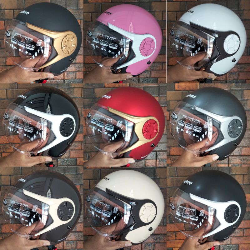 Cargloss YRH original retro hijab classic helm vesmet scoopy