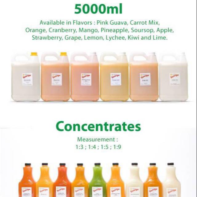 

Juice sunripe 5L all varian rasa