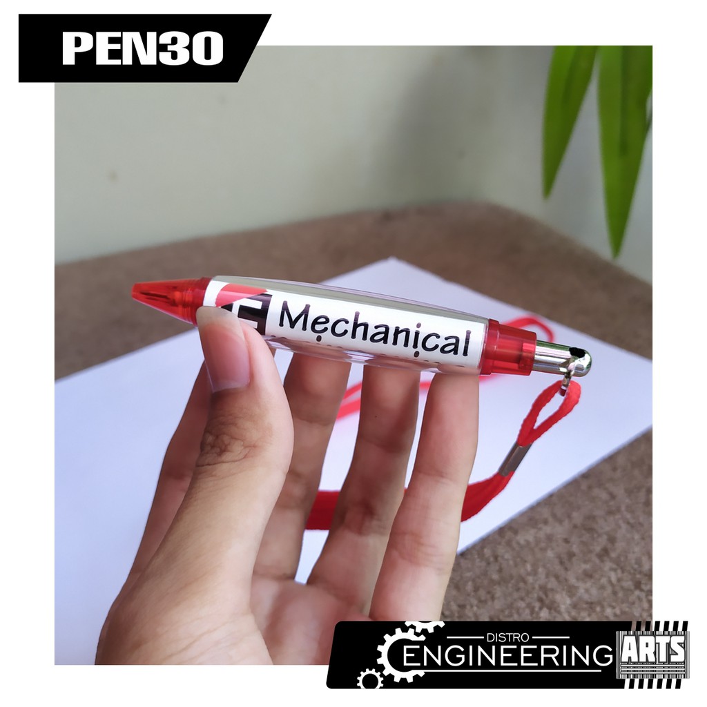 

Pulpen Kalung Merah Full Sticker Motif MECHANICAL ENGINEER - PEN30