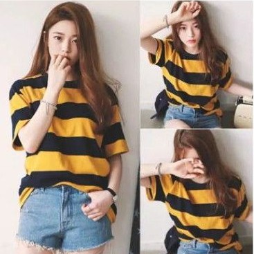 oversize tee kaos jumbo motif belang