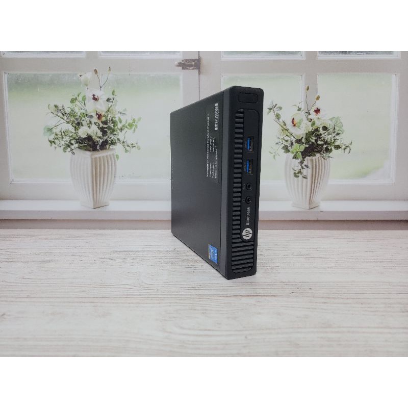 cpu pc mini hp elitedesk 800 G1 core  I5 gen4-ram ddr3 16gb-ssd 512gb-win10 pro-siap pakai