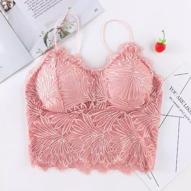 Bundara.id Un-1176 Bra Tanktop kamisol premium renda import