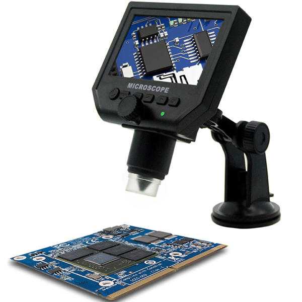 TG-DG521 MIKROSKOP DIGITAL 3.6MP 600X DENGAN MONITOR &amp; SUCTION CUP STAND - G600