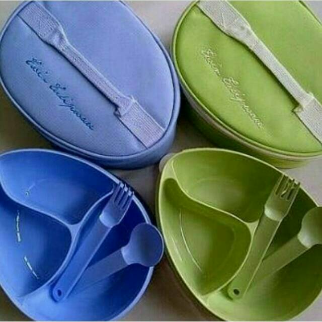 OVAL LUNCH SET TWIN TULIPWARE