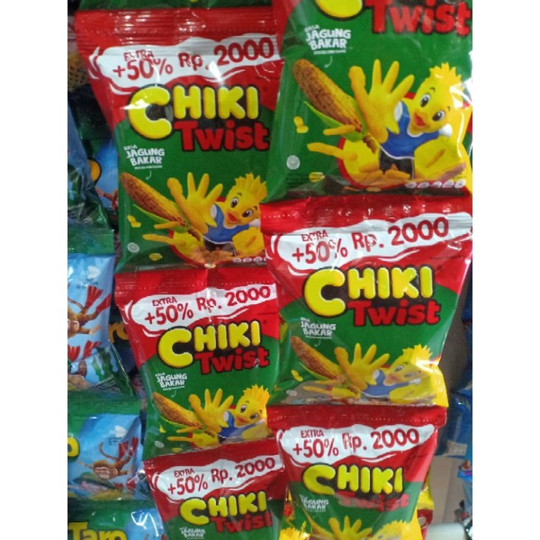 

Chiki Twist Kemasan Baru 1 Renteng Isi 10pcs @22,5gr